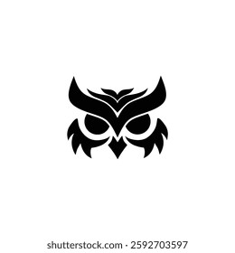 Owl vector mascot logo design with modern illustration concept style for badge