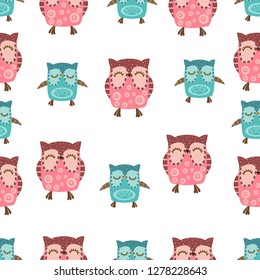 owl vector pattern