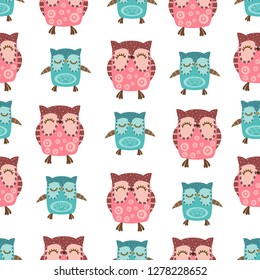 owl vector pattern