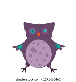 owl vector simple illustration