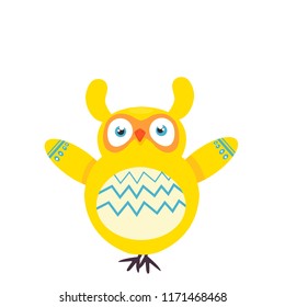 owl vector simple illustration