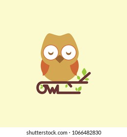 Owl Vector Template Design Illustration