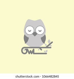 Owl Vector Template Design Illustration