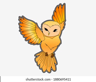owl vector that can be used for character, logo and mascot icons