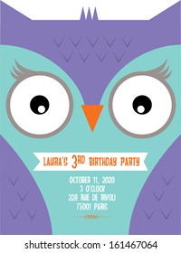 owl vector/illustration