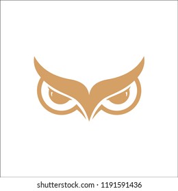 owl wisdom vector logo design template