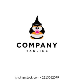 Owl Witch mascot vector template logo template