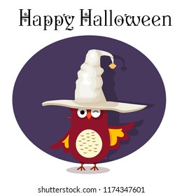 owl in the witch's hat