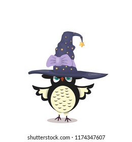 owl in the witch's hat