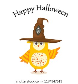 owl in the witch's hat