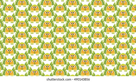 Owl.Bright pattern of birds.Excellent choice for baby clothes or covers notebooks.
Texture of owls.Stylized wallpaper of the animal.