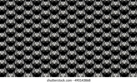 Owl.Bright pattern of birds.Excellent choice for baby clothes or covers notebooks.
Texture of owls.Stylized wallpaper of the animal.