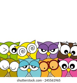 Owls icons 