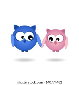 Owls in love