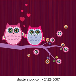 Owls in love