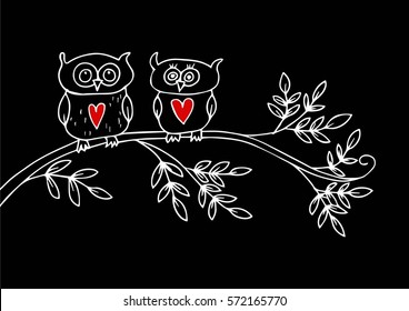 Owls in love