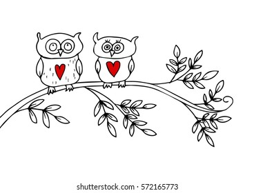 Owls in love