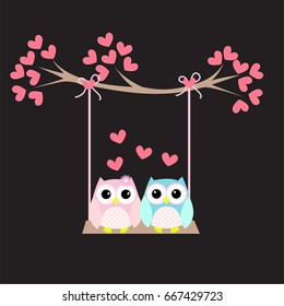 owls in love
