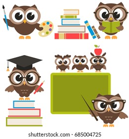 owls in the school