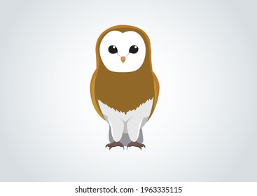Owls, Strigiformes, good concept for ads leaflet brochure, children book illustration, birds