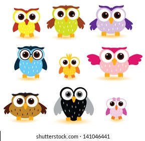 6,660 Owl cartoon family Images, Stock Photos & Vectors | Shutterstock