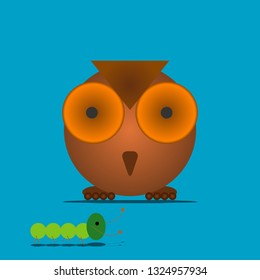 owls and worms are friends