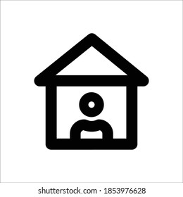 Owner Icon - Vector Illustration .