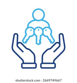 Icon-Element des Eigentümers für das Design
