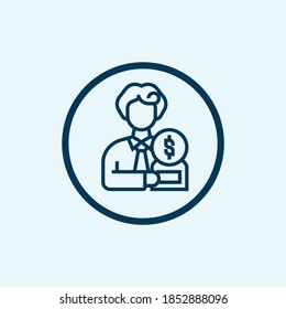 ownership icon isolated on white background from copyright collection. ownership icon trendy and modern ownership symbol for logo, web, app, 