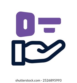 ownership icon. vector dual tone icon for your website, mobile, presentation, and logo design.