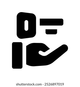 ownership icon. vector glyph icon for your website, mobile, presentation, and logo design.