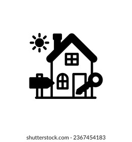 Ownership icon in vector. Illustration