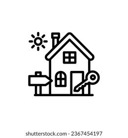 Ownership icon in vector. Illustration