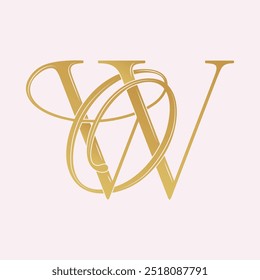 OW, WO, logotipo OW, letra OW, monograma OW, Vector, logotipo, Boda Iniciales del monograma, logotipo de la Boda, monograma de la Boda, diseño del logotipo