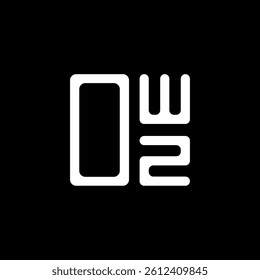 OWZ letter logo creative design with vector graphic, OWZ simple and modern logo. OWZ luxurious alphabet design  