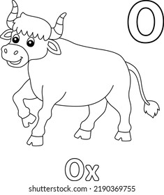 Ox Alphabet ABC Coloring Page O