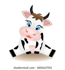 Ox Cartoon isolate vector isolate backgroud.