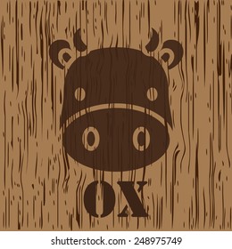 ox and cow sign 