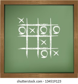O,X Game Sign,Vector