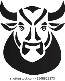 vetor de cabeça de boi . (EPS) arquivo