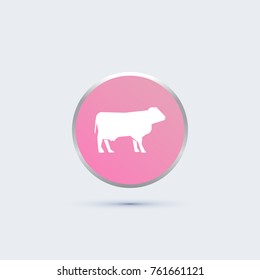 ox icon. animal sign