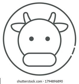 Ox icon vector illustration design