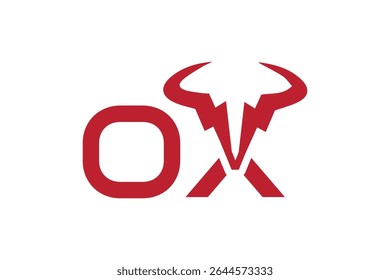 OX logo with bull horns and lightning bolts