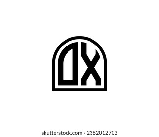 OX Logo design vector template