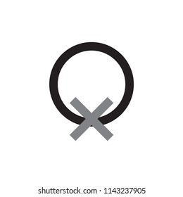 Ox logo letter design