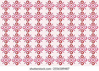 OX OX pattern background, abstract background, love shape, valentine's day