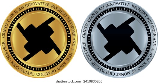 Ox protocol-zrx virtual currency logo. vector illustrations. 3d illustrations.