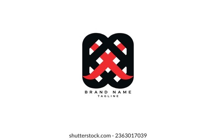 OX, XO, Abstract initial monogram letter alphabet logo design
