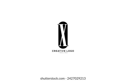 OX XO Abstracto inicial monograma letra alfabeto logo diseño