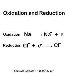 Oxidation Reduction Reactions Examples Stock Vector (Royalty Free ...